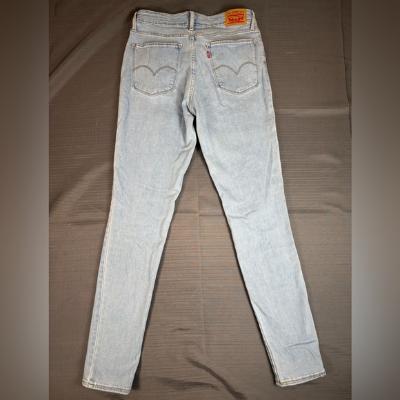 Levi’s 721 High Rise Skinny Jeans Light Wash Size 30 x 32 | Stretch Denim - Picture 3 of 6